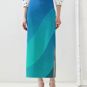 aop pencil skirt