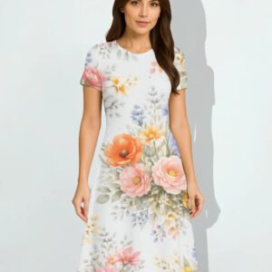 AOP A line Dress
